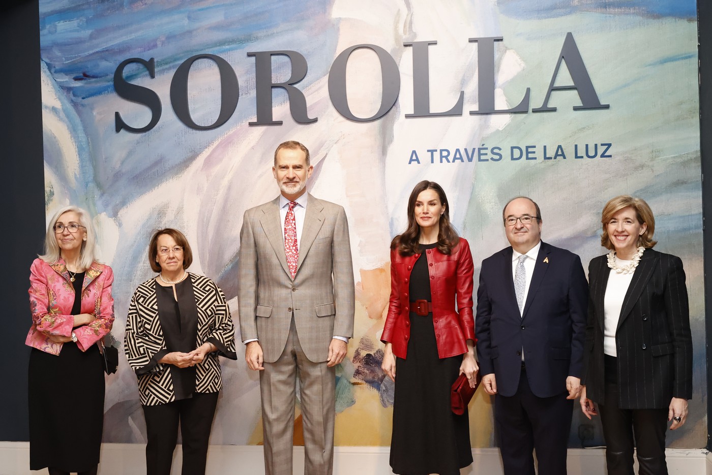 Los Reyes de España inauguran la exposición «Sorolla a través de la luz» en el Palacio Real de Madrid